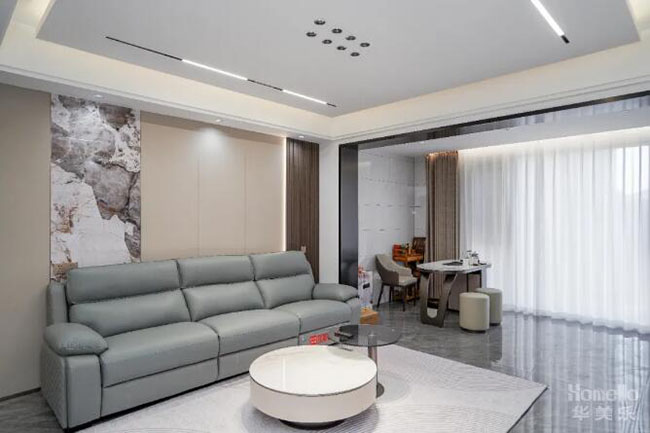 108㎡現(xiàn)代風(fēng)三居室，給戶型適當(dāng)做減法，讓舒適與優(yōu)雅并存